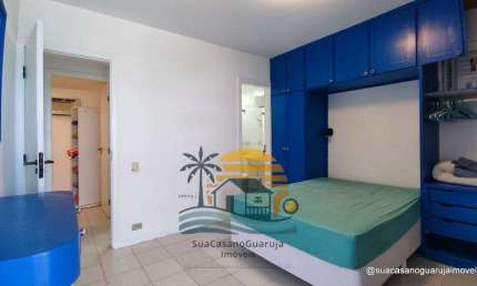 Apartamento com 3 dormitórios à venda, 87 m² por R$ 850.000,00 - Praia da Enseada – Tortugas - Guarujá/SP