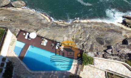 cobertura duplex vista mar 5 dormitorios 4 suites 4 vagas costao das tartarugas guaruja cod AP0022C