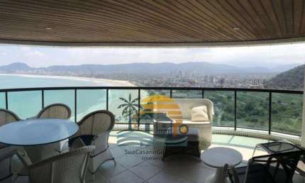 apartamento frente mar 4 suites condominio tortugas guaruja 224 m2 2 vagas parque enseada cod APF4793V