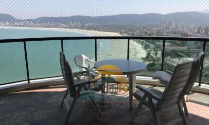 apartamento frente mar 4 suites condominio tortugas guaruja 224 m2 2 vagas parque enseada cod APF9582V