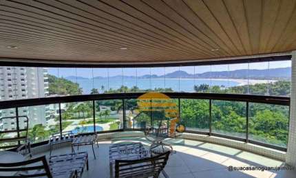 apartamento 4 suites tortugas guaruja 224 m2 2 vagas frente mar parque enseada guaruja cod APF106262V