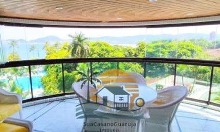 apartamento 4 suites tortugas guaruja 224 m2 2 vagas frente mar parque enseada guaruja cod APF62629V