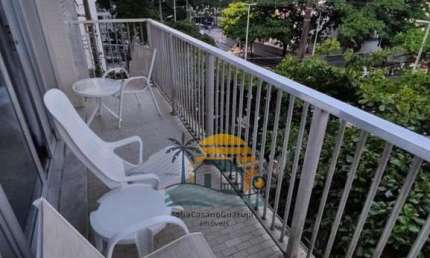 apartamento venda 4 dormitórios 210 m2 2 banheiros frente mar praia das Pitangueiras guaruja sp AP58540V