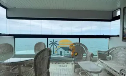 Apartamento com 3 suítes 2 vagas lazer completo vista para o mar no Morro do Maluf - Pitangueiras AP201535L