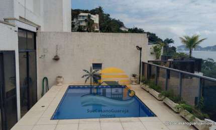 apartamento cobertura 3 dormitorios 190 m2 2 vagas costao tartarugas guaruja praia da enseada cod COF934121V