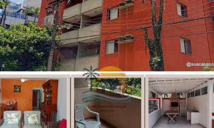 Apartamento Mobiliado na Praia da Enseada 3 Quartos 90m² Pronto para Morar ou Investir