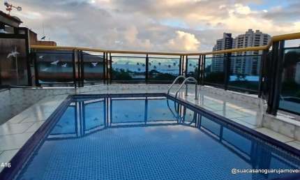 Cobertura venda 3 dormitórios com Piscina Privativa e Vista Mar na Enseada – Guarujá CO200E