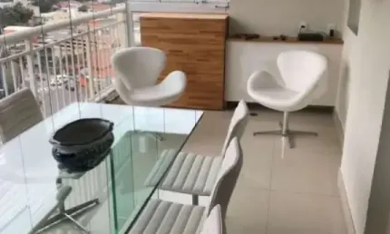 APARTAMENTO COM FINO ACABAMENTO, VARANDA GOURMET  NO QUARTIER VILA MASCOTE !