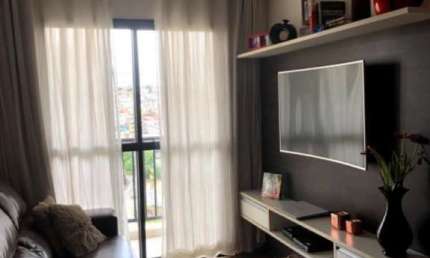 Apartamento com varanda no Condomínio Inter Clube Interlagos.