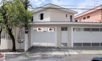Lindo sobrado 3 dormitórios 1 suíte 4 vagas vila marari
