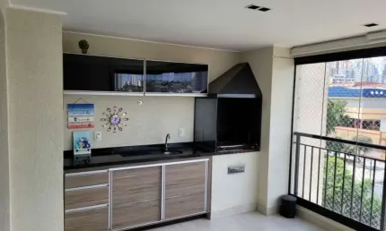 Apartamento 89m² 2 dormitórios 1 suíte varanda gourmet jardim prudência