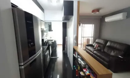 2 dormitórios 1 suite 1 vaga fixa todo mobiliado com ar condicionado e fino acabamento Vila da Saúde