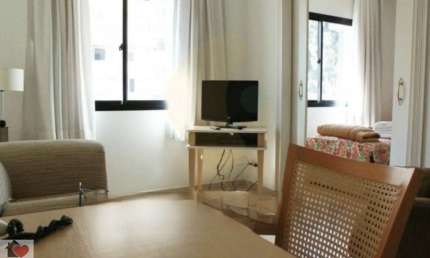 Flat mobiliado prox. Hospital 9 de Julho com 32 m2 1 dormitório 1 vaga