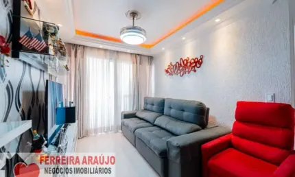 Apartamento Fino Acabamento, com duas vagas de Garagem no Melhor Da Vila Mascote!