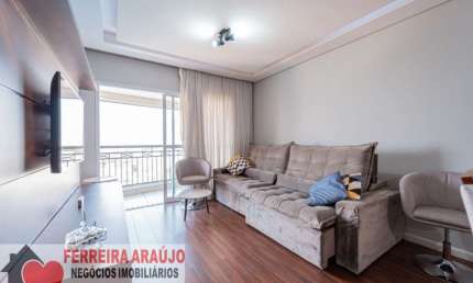APARTAMENTO COM VARANDA GOURMET, NO MELHOR DA VILA SANTA CATARINA !