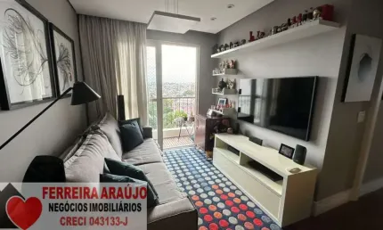 Apartamento 61m² 3 dormitórios 1 vaga vila santa catarina