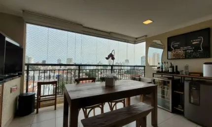 Apartamento com varanda gourmet no clima vila mascote: