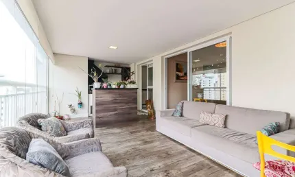 Apartamento 146m² 3 suítes Varanda Gourmet Quartier Vila Mascote
