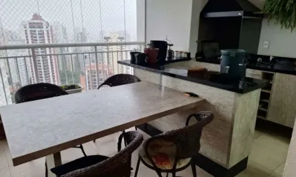 Apartamento 146m² 3 suítes Varanda Gourmet Quartier Vila Mascote