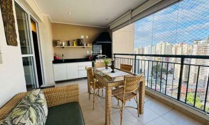 APARTAMENTO COM VARANDA GOURMET, DUAS VAGAS DE GARAGEM NO JARDIM PRUDÊNCIA !