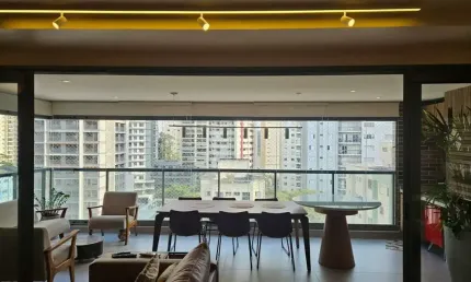 Apartamento com Varanda Gourmet no Brooklin: Conforto e Lazer Completo O Brooklin, um d