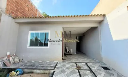 Casa para Venda em Rio das Ostras, Extensão Serramar, 2 dormitórios, 1 banheiro, 4 vagas