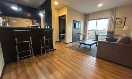 Flat com 1 Quarto e 1 banheiro para Alugar, 54 m² por R$ 2.220/Mês