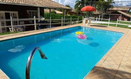 CASA TÉRREA À VENDA EM CONDOMÍNIO COM CACHOEIRA, 3 DORMITÓRIOS, 1 SUÍTE, PISCINA, ÁREA DE LAZER, ITUPEVA-SP
