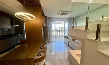 Apartamento SEMIMOBILIADO Cobertura Duplex para LOCAÇÃO ou VENDA no Condomínio Le Parc Residence - no bairro Campos Elíseos em Jundiaí SP