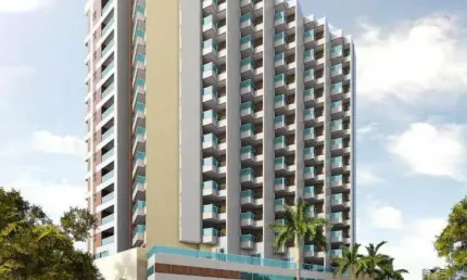 Apartamento à venda, com vista mar possui 38m², 01 suite, sala, cozinha, varanda, 01 vaga. -Praia de Iracema- CE