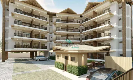 Apartamentos em condomínio fechado, a poucos metros do mar -Porto das Dunas