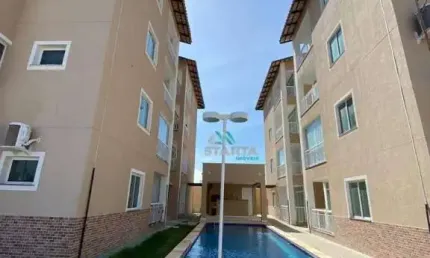 Apartamento com 2 dormitórios à venda, 46 m²  - Porto das Dunas - Aquiraz/CE