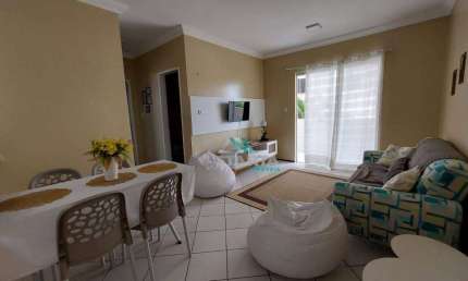 Apartamento com 2 dormitórios à venda, 64 m² - Porto das Dunas - Aquiraz/CE