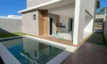 Casa com 4 dormitórios à venda, 223 m² por R$ 1.280.000,00 - Urucunema - Eusébio/CE