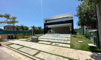 Melhor casa Alphaville Ceara1, 403m² area construída, fino acabamento, 5 suítes, 6 vagas de garagem