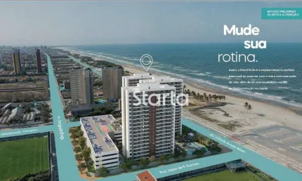Apartamento com 2 quartos à venda na Praia do Futuro, Fortaleza 