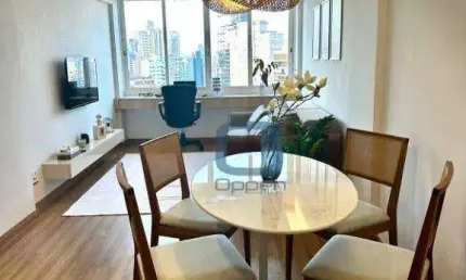 Apartamento MOBILIDADO, com 1 dormitório à venda, 52 m² por R$ 460.000 - Cambuí