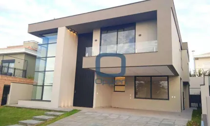 Casa de alto padrão em condomínio fechado à venda, 433 m² por R$ 4.400.000 - Alphaville Dom Pedro 2 - Campinas/SP