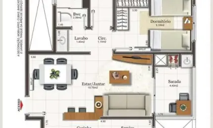 Apartamento à venda em florianópolis, capoeiras, com 3 quartos, com 84.6 m², residencial rio plata