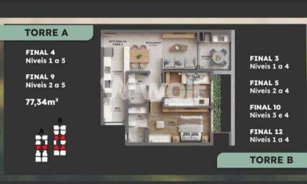 Apartamento com 2 quartos à venda na Estrada Haroldo Soares Glavan, 607, Cacupé, Florianópolis por R$ 1.280.911