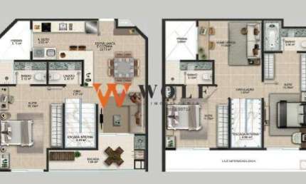 Apartamento com 3 quartos à venda na Rua da Fonte, 177, Coqueiros, Florianópolis por R$ 1.599.650