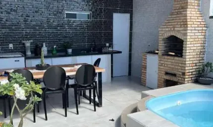 Casa no condomínio jardim das rosas com 3 quartos no bairro pedras - fortaleza