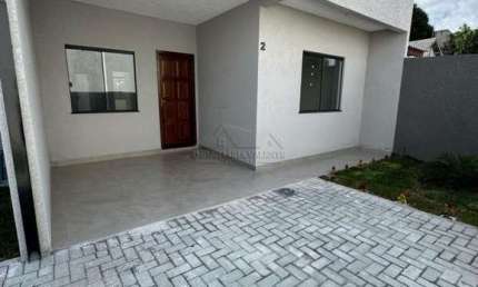 Casa com 3 quartos à venda na Rua Jaraguá, 174, Estação, Araucária, 85 m2 por R$ 470.000