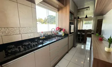 Casa com 3 quartos à venda na rua sandro pereira da silva, 318, vila franca, piraquara, 62 m2 por r$ 350.000
