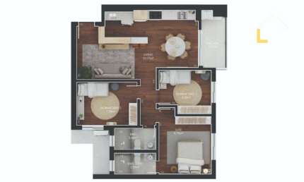 Apartamento com 3 dormitórios à venda, 106 m² por R$ 620.820,79 - Costa e Silva - Joinville/SC