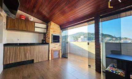 Apartamento tipo Cobertura com 3 dormitórios à venda, 132 m² por R$ 460.000 - Iririú - Joinville/SC
