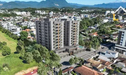 Apartamento com 2 dormitórios à venda, 50 m² por R$ 403.300,00 - Glória - Joinville/SC