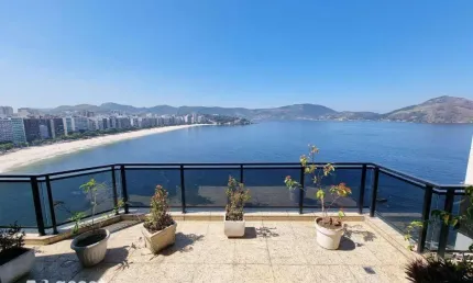 Asset imóveis vende Cobertura triplex, luxo, com 6 quartos (4suítes), 530 m², por R$ 6.500.000 - Icaraí - Niterói/RJ
