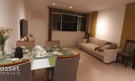 Asset imóveis vende apartamento com 3 quartos (1suíte), 120m², por r$ 800.000 - icaraí - niterói/rj