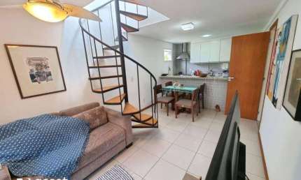 Asset Imóveis vende cobertura duplex com varandade 1 quarto, 90 m² por R$ 750.000 - Itacoatiara -Nit